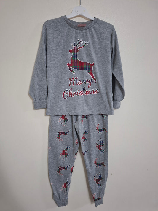 5-6y: Cotton Christmas Pyjamas