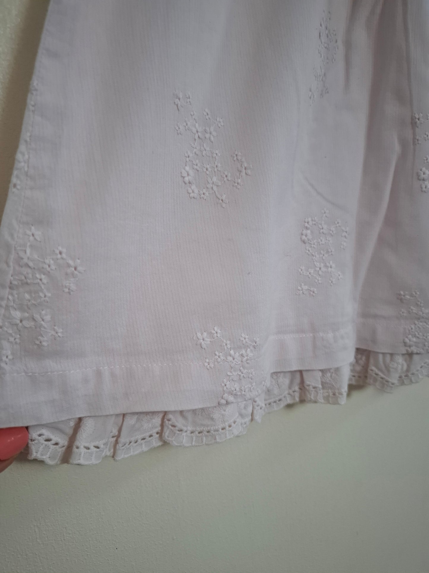 12-18m: Pale Pink Delicate Cotton Dress