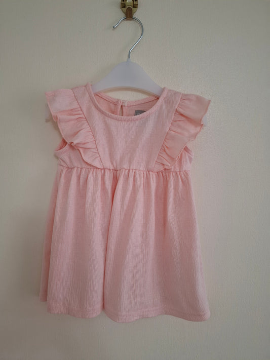 3-6m: Pale pink summer dress