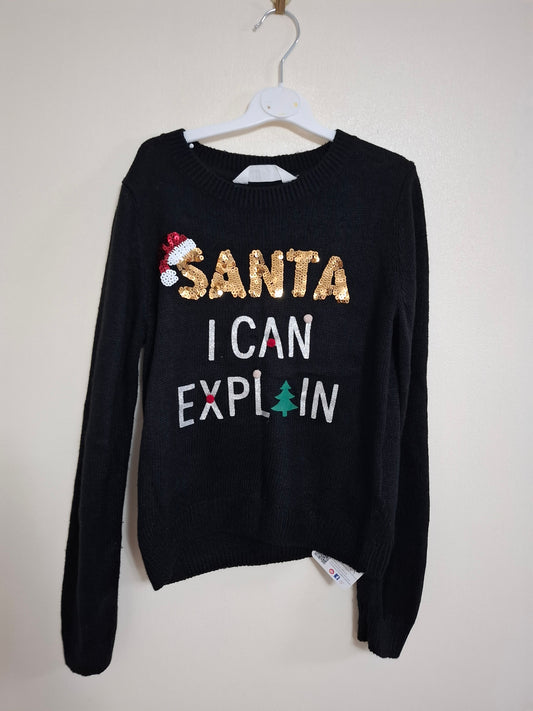 8-10y: "Santa I can explain" Jumper