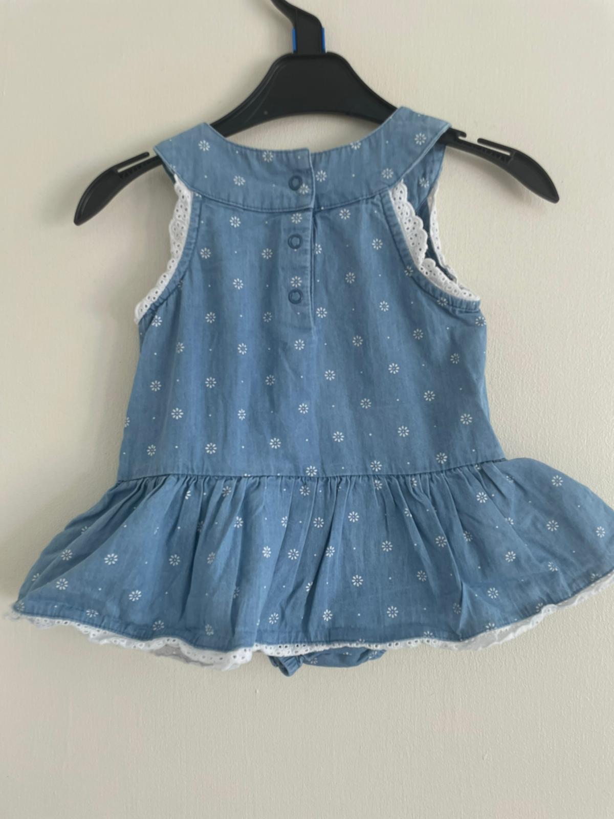 12m: Calvin Klein Soft Denim Romper
