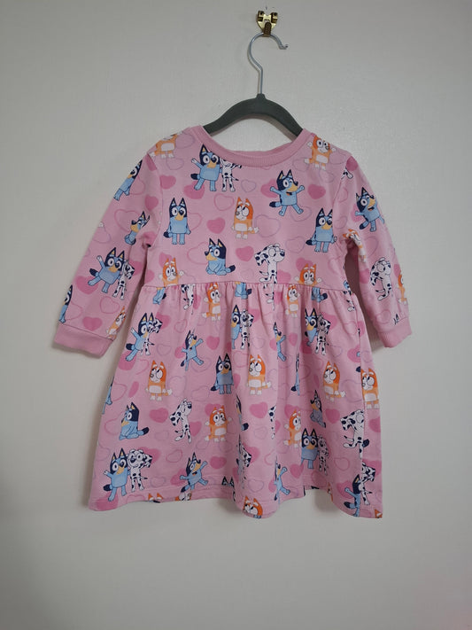 2-3y: Bluey Jersey Dress