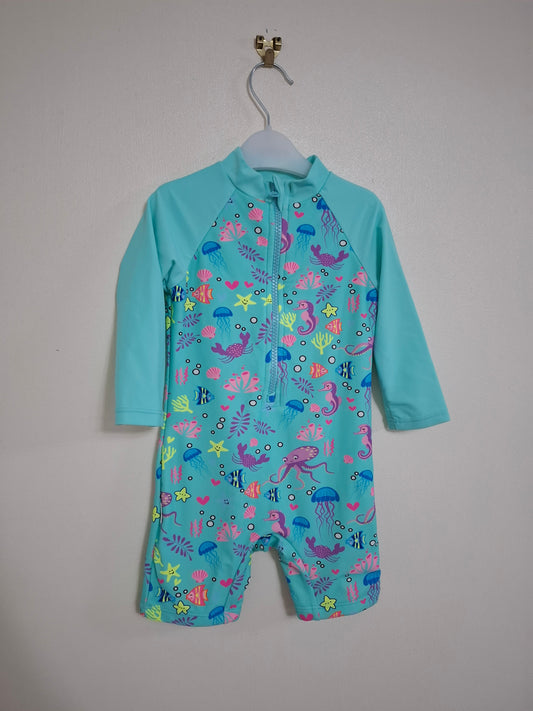 9-12m: Up and Away All-in-one Swimsuit