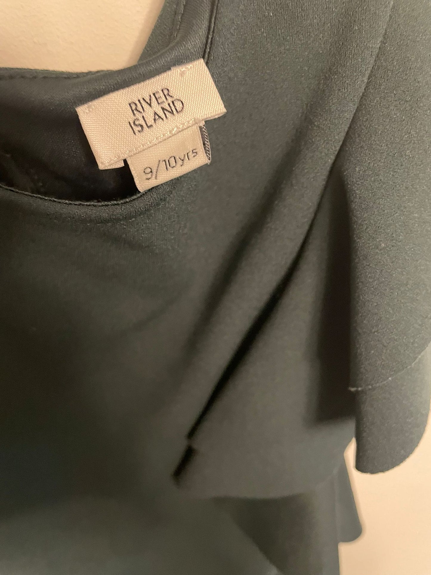 9-10y: River Island Dark Green Dress