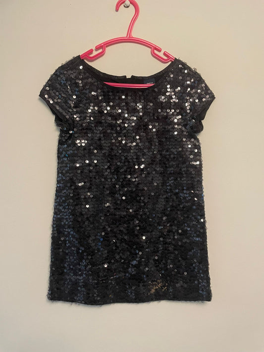 4-5y: GAPkids Black Sequin Party Dress
