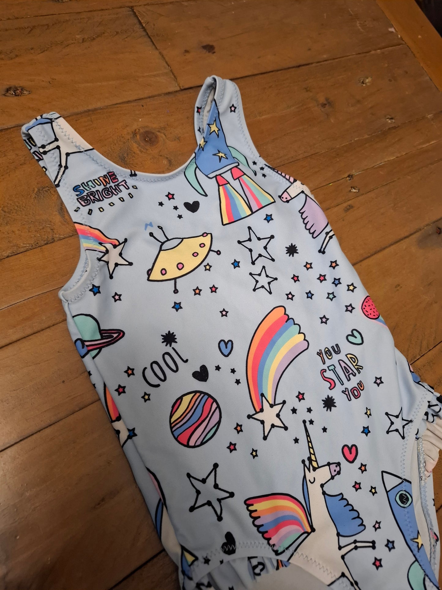9-12m: Next Space Unicorn Swimming Costume