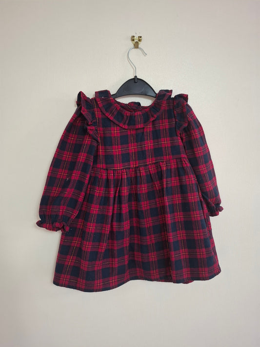 18-24m: Tartan Flannel Dress