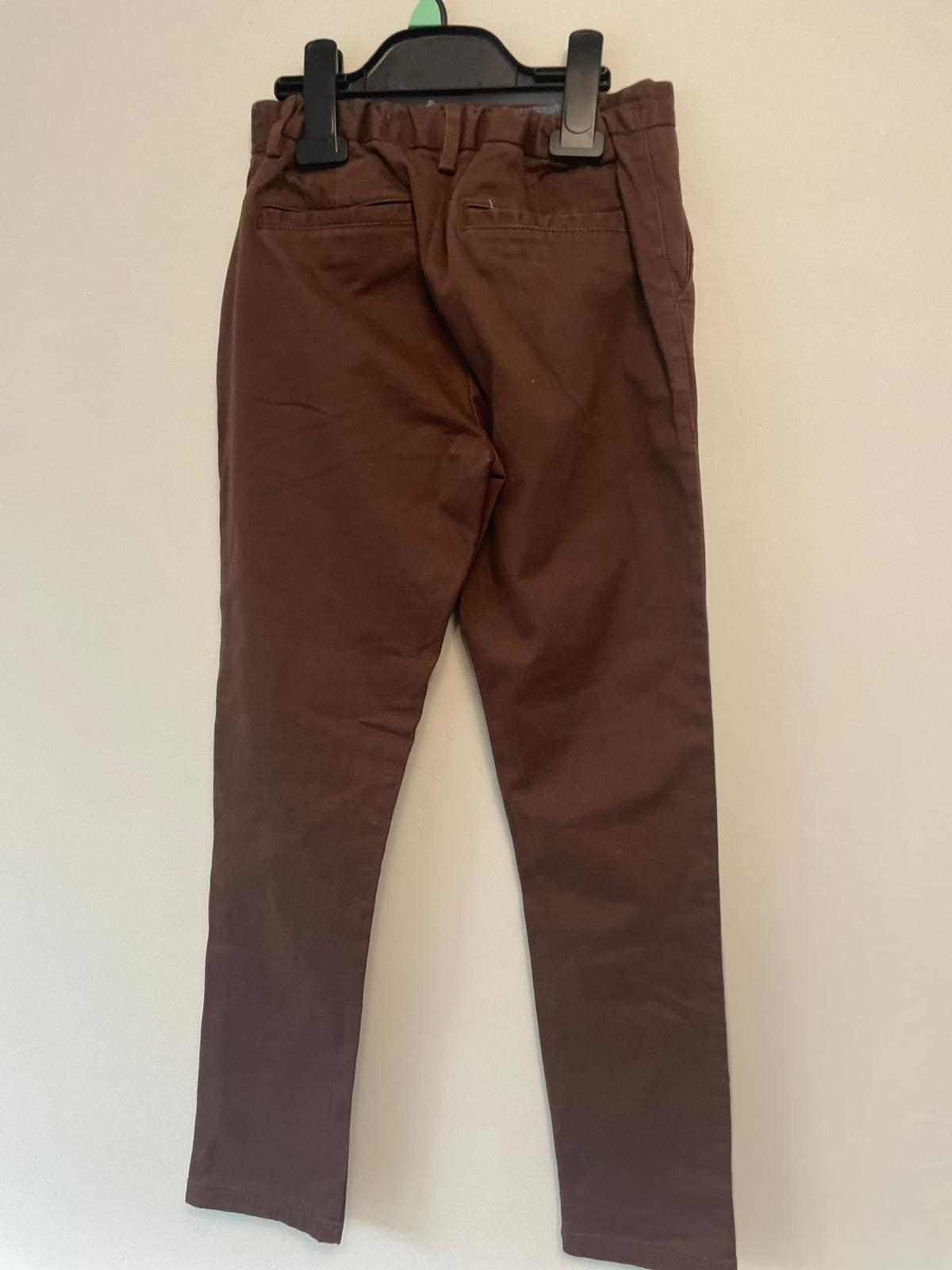 9y: Next Brown Chino Trousers