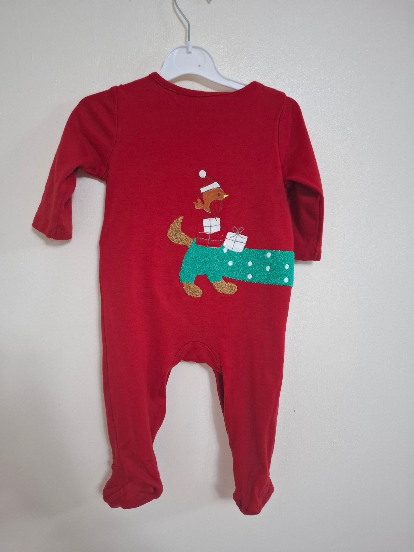 6-9m: M&S Two-Sided Sleepsuit