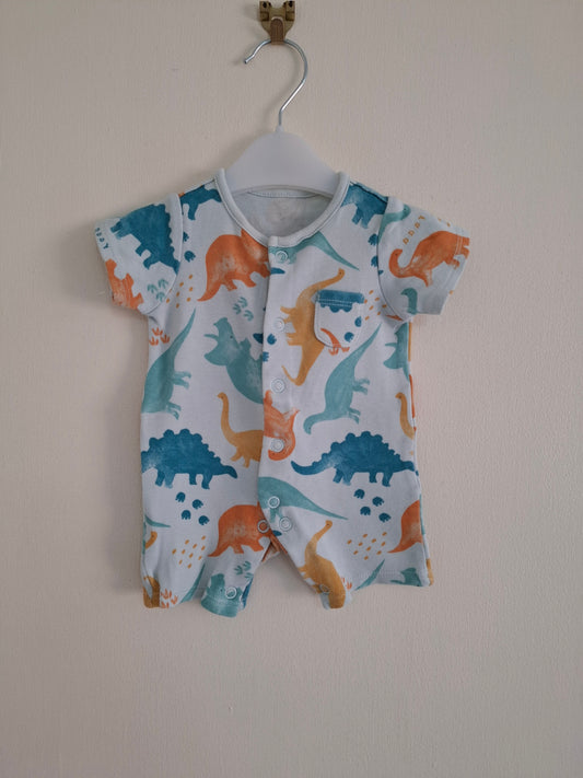 Up to 1m: Dino Romper