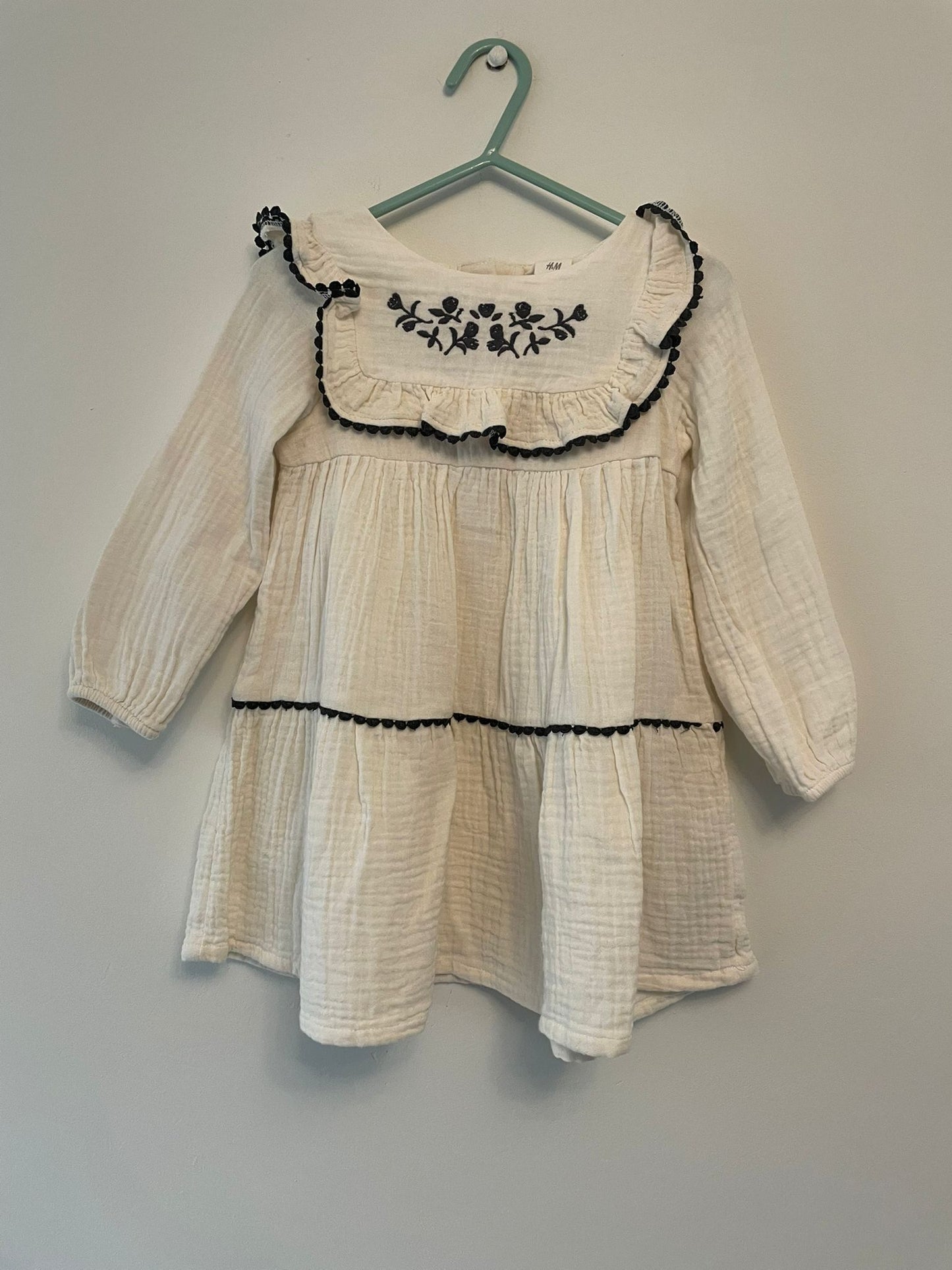 12-18m: Cheesecloth Cotton Dress