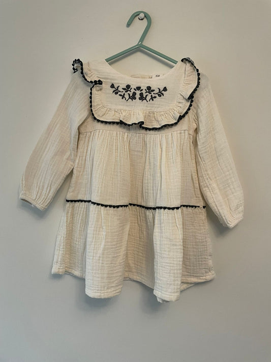 12-18m: Cheesecloth Cotton Dress