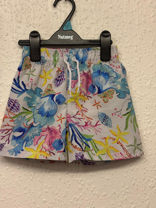 4-5y: Under the Sea Swim Shorts