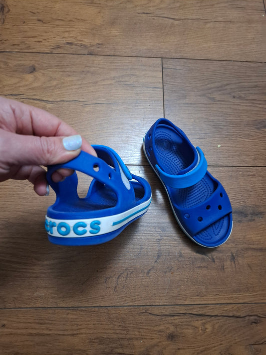 Size 11: Blue Crocs