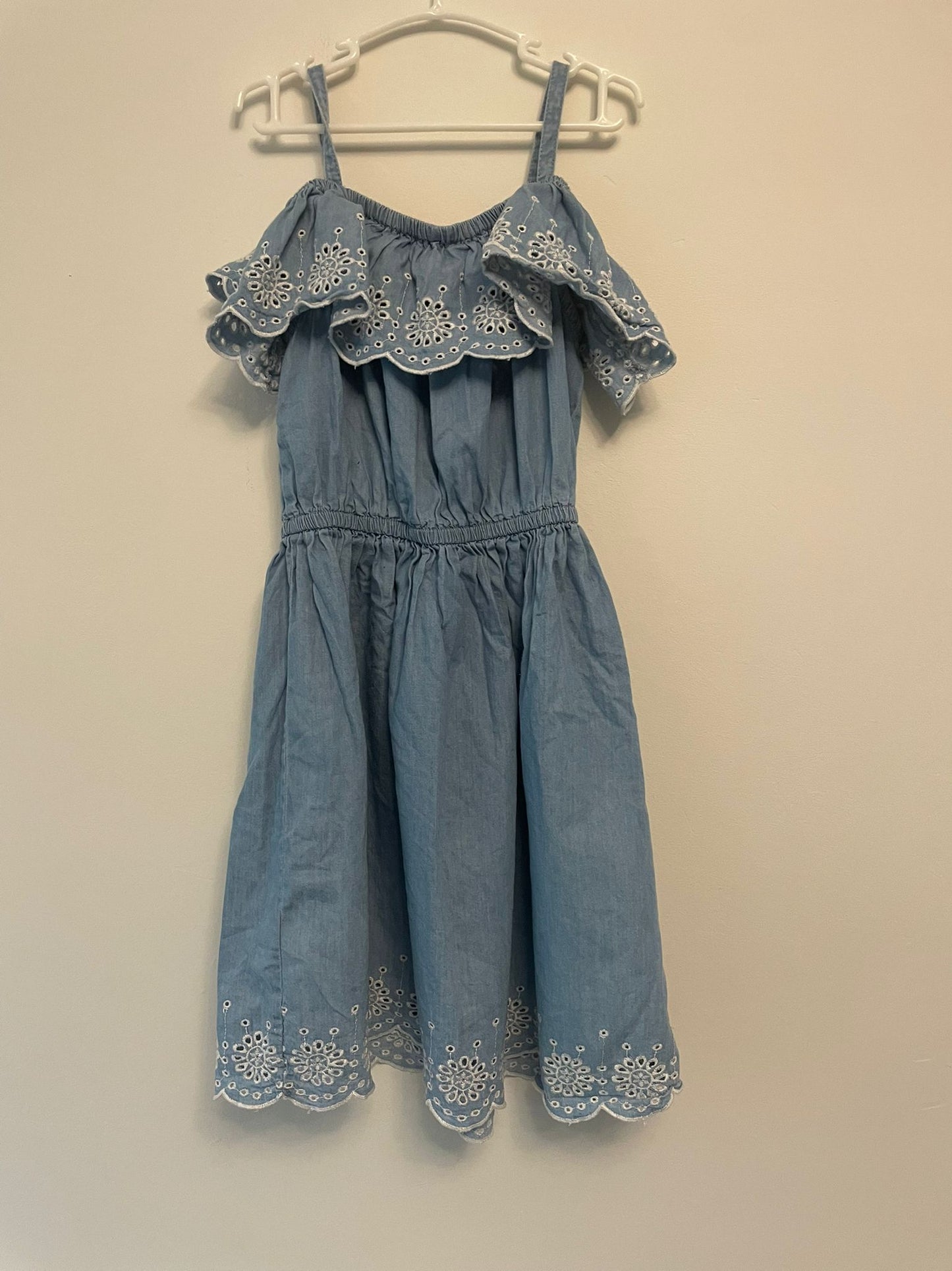7-8y: Denim Look Summer Dress