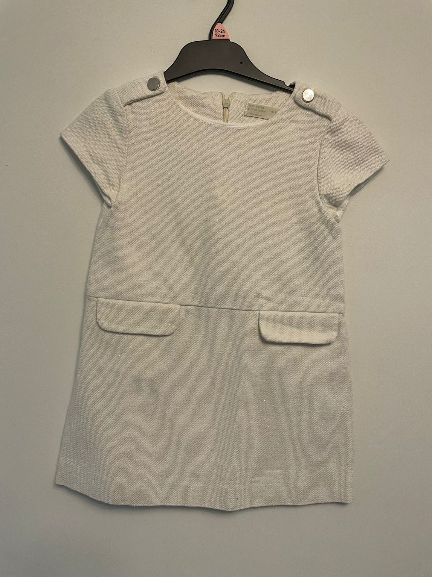 5-6y: Zara Thick Cotton Dress