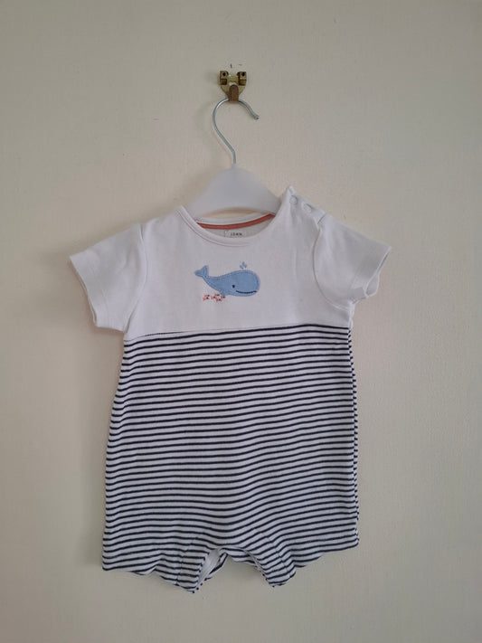 3-6m: John Lewis organic cotton romper