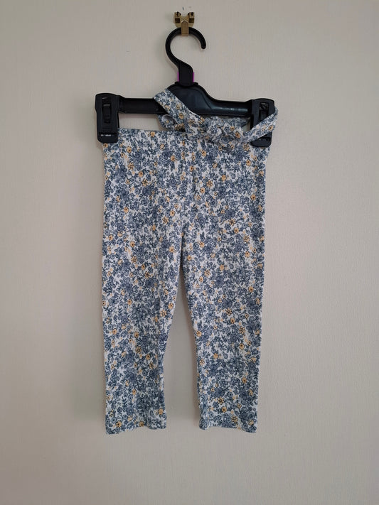 9-12m: Leggings & Matching Headband Set