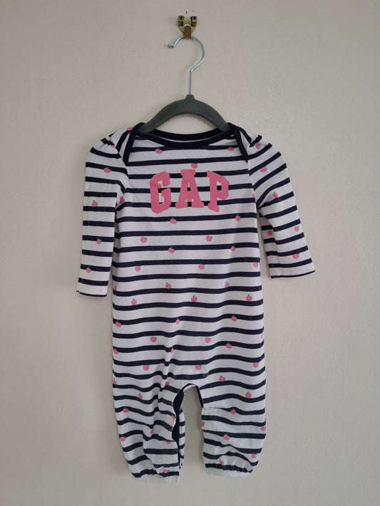 3-6m: GAP Footless Romper