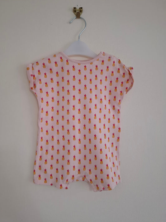 3-6m: Next Pineapple Romper