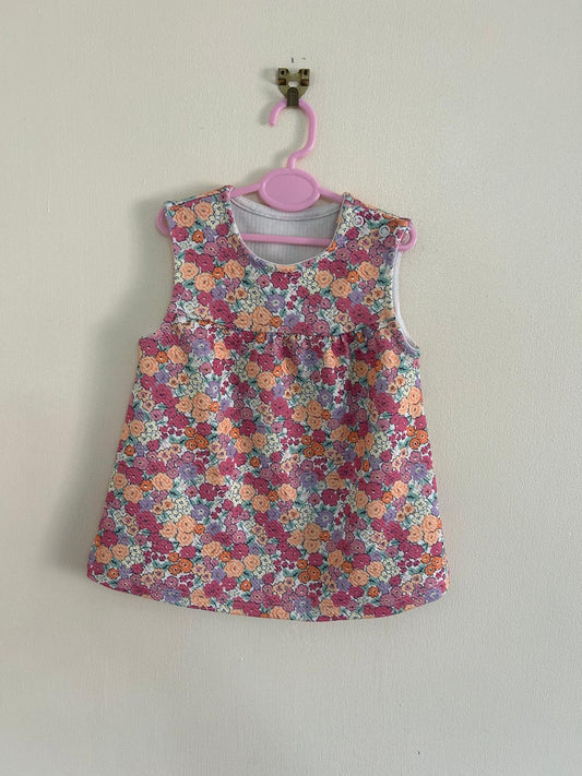 12-18m: Floral Sleeveless Dress