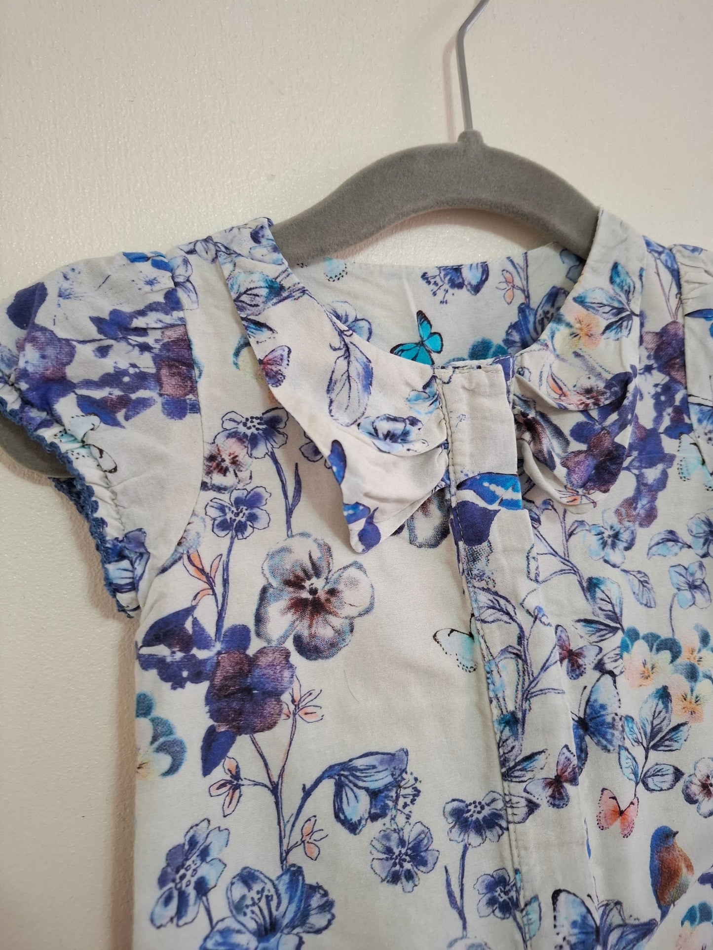 0-3m: M&S Viscose Romper