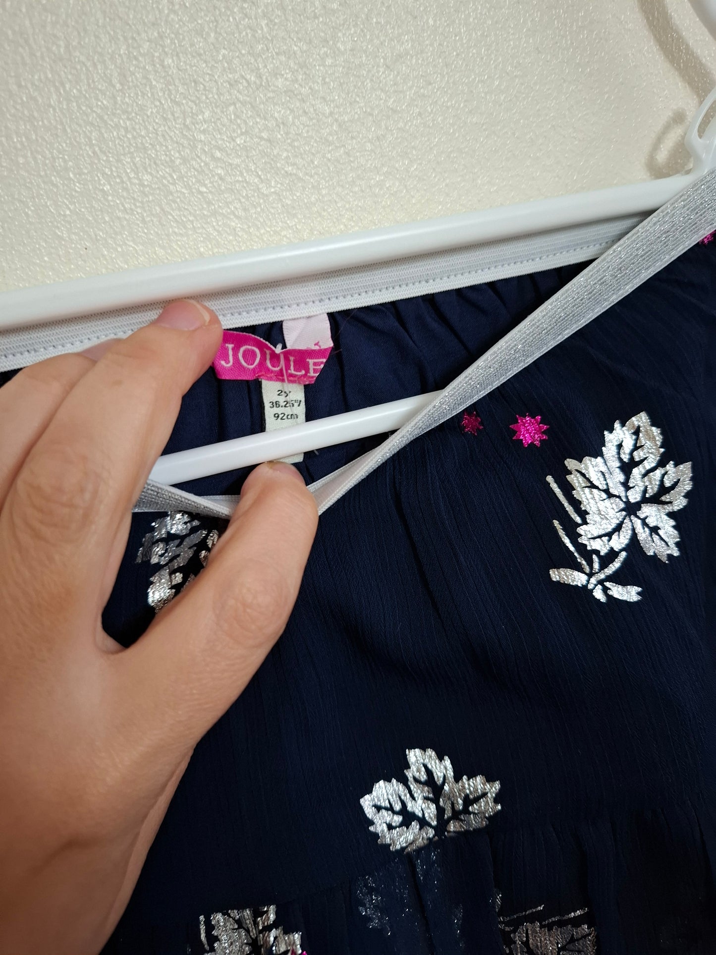 2y: Joules Navy Sheer Skirt