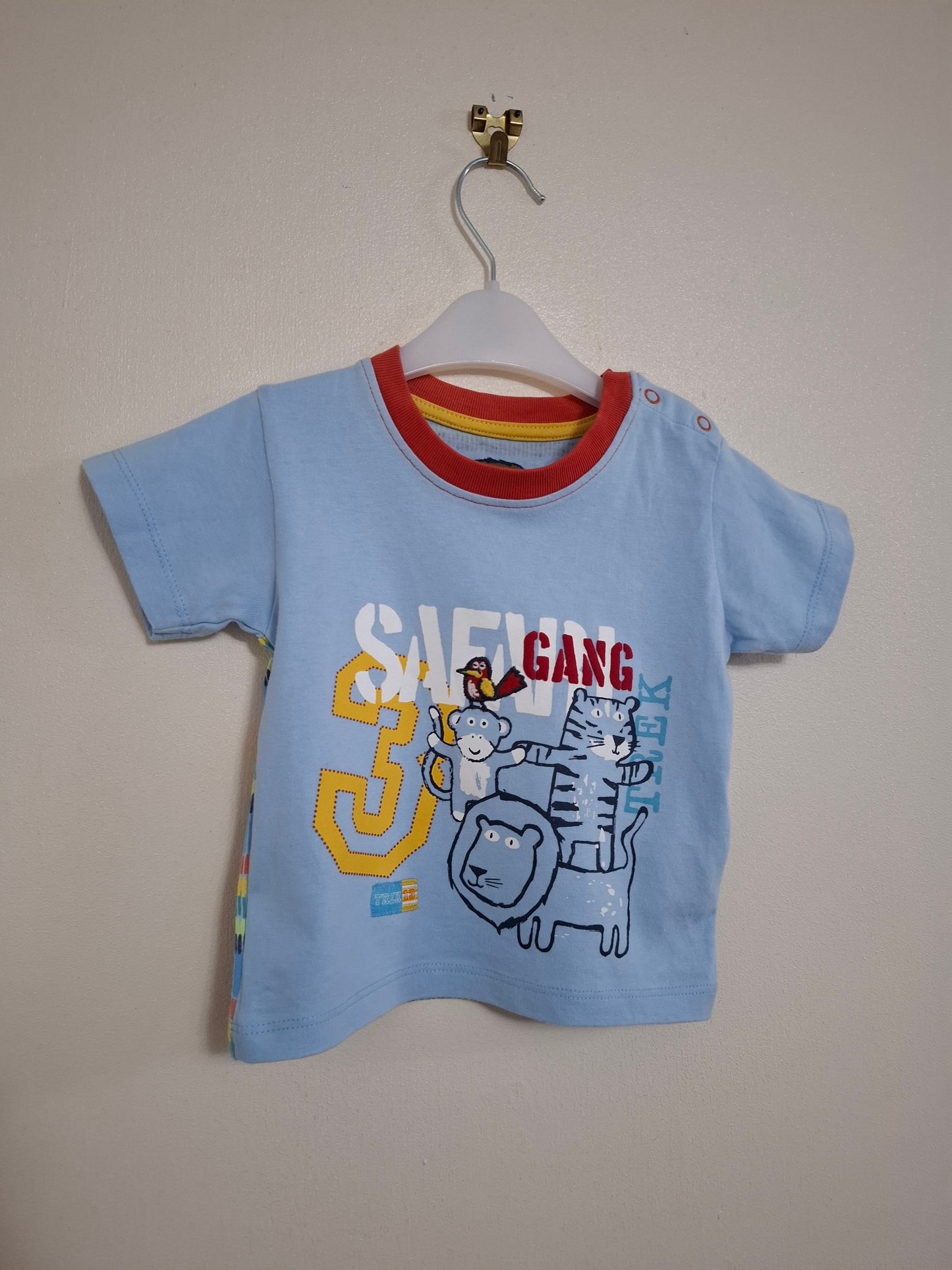 6-9m: "Safari Gang" T-shirt