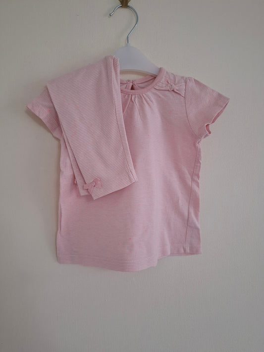6-9m: Matching Legging/ T-shirt Set