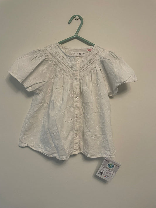 3-4y: Zara Cotton Blouse