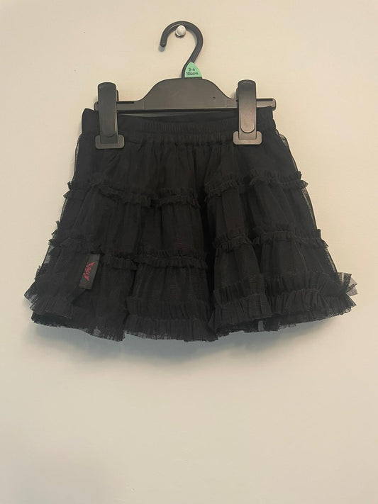 12-18m: Black Netted Rah Rah Skirt
