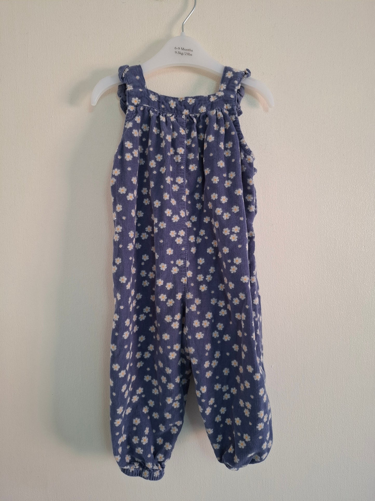 6-12m: Jojo Bebe Courdroy Dungerees