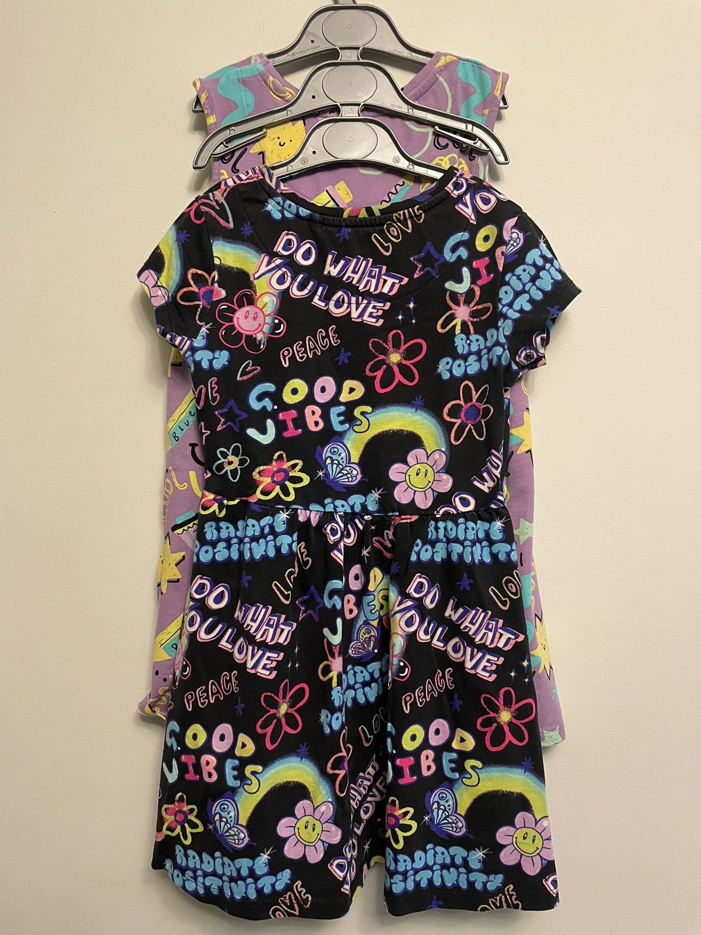 5-6y: Grafitti Style Summer Dresses