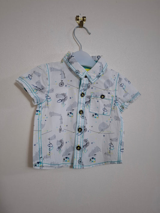 0-3m: Smart Short Sleeved Shirt