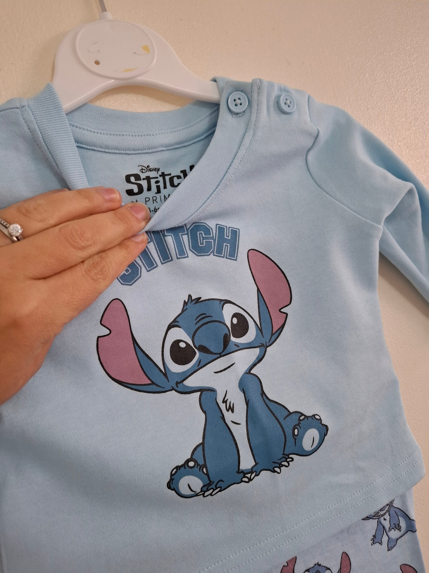 3-6m: Cotton Stitch Pyjamas