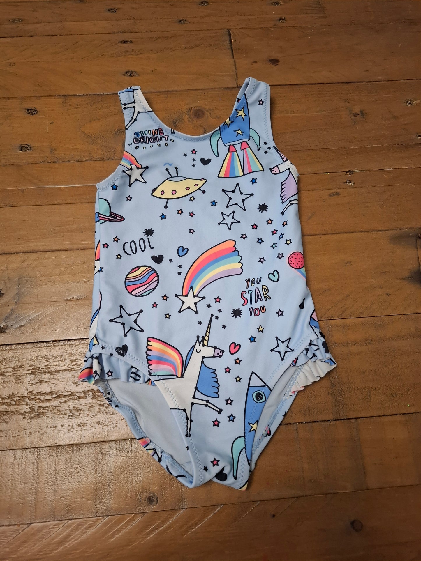 9-12m: Next Space Unicorn Swimming Costume