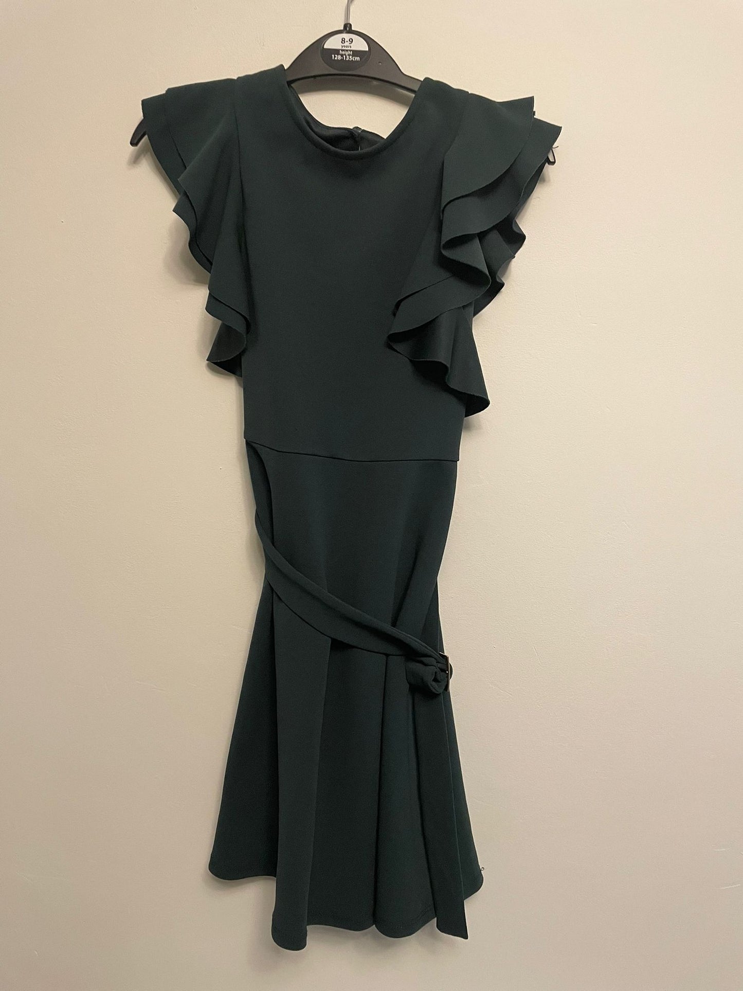 9-10y: River Island Dark Green Dress