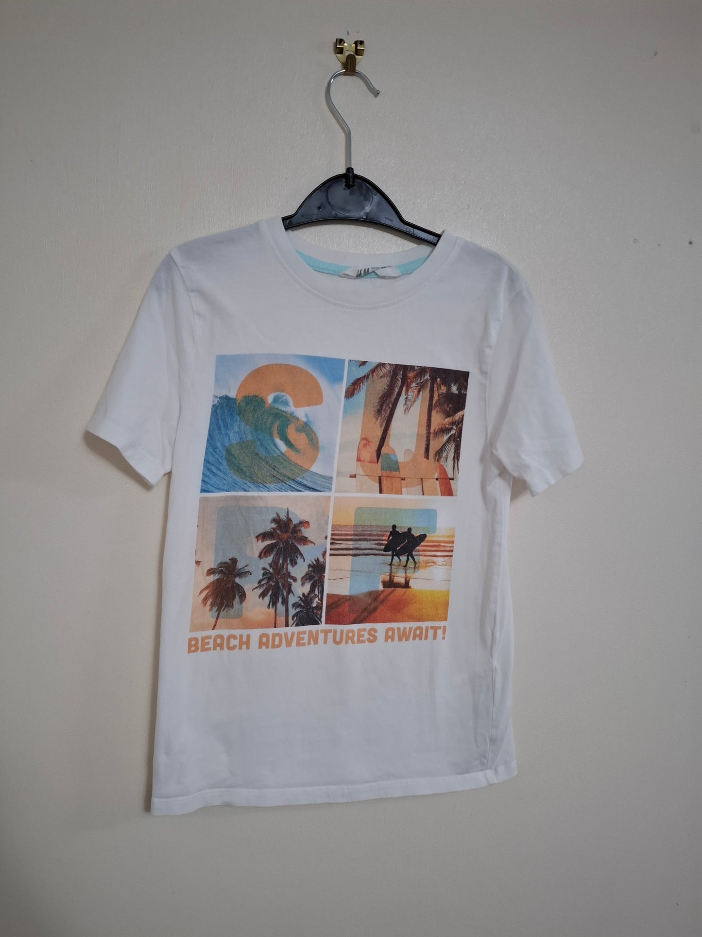 8-10y: Cotton "Surf" T-shirt