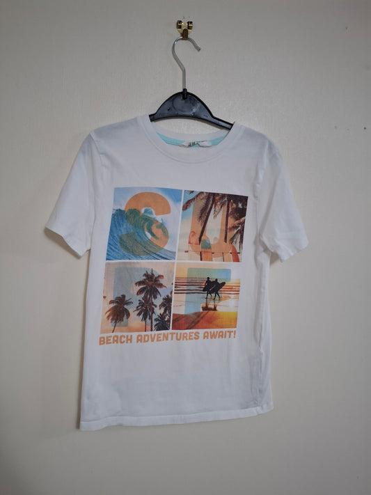 8-10y: Cotton "Surf" T-shirt