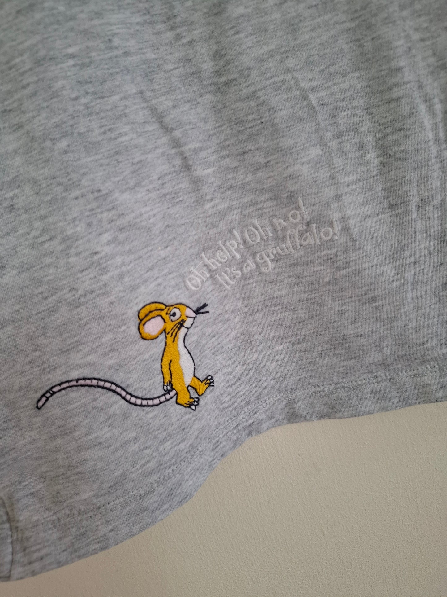 6y: Joules Gruffalo Embroidered T-shirt (see back)
