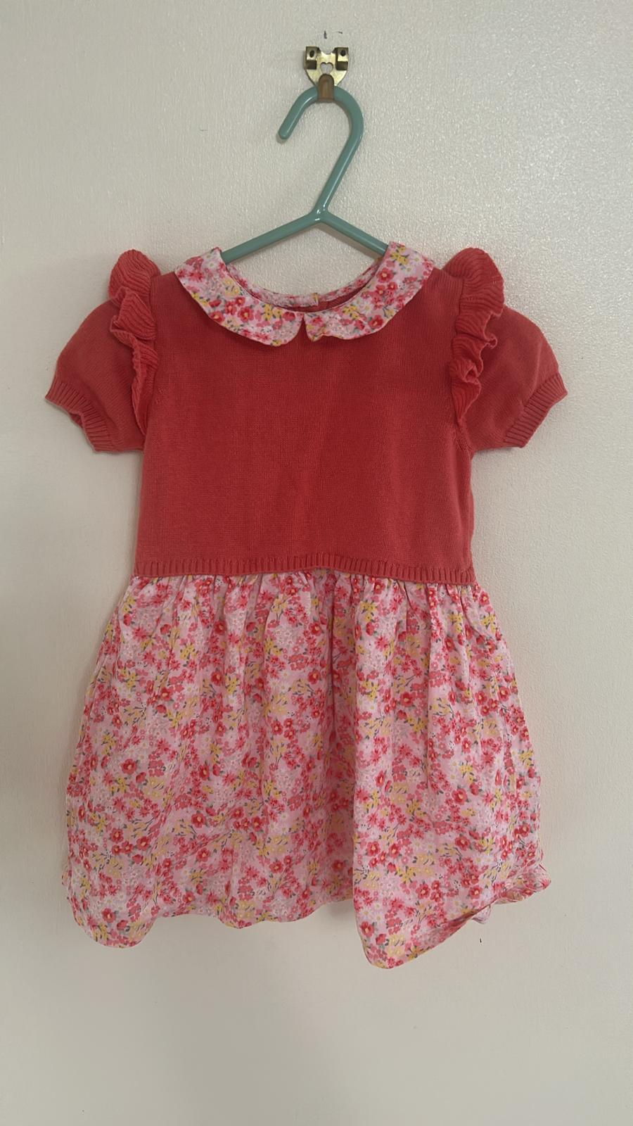 9-12m: Half & Half Dress