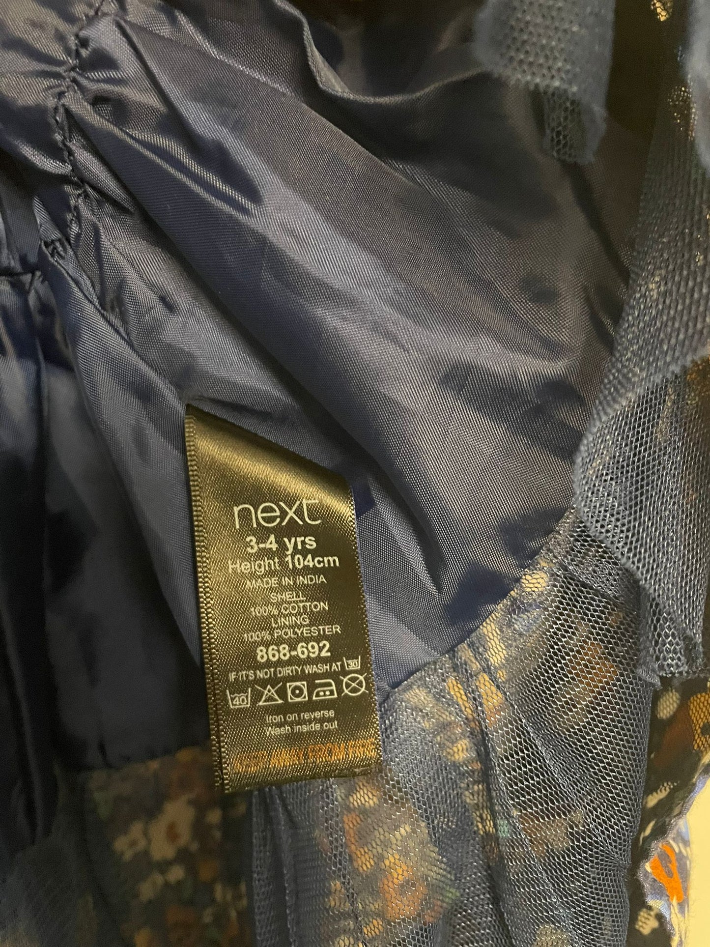 3-4y: Next Flower Dress