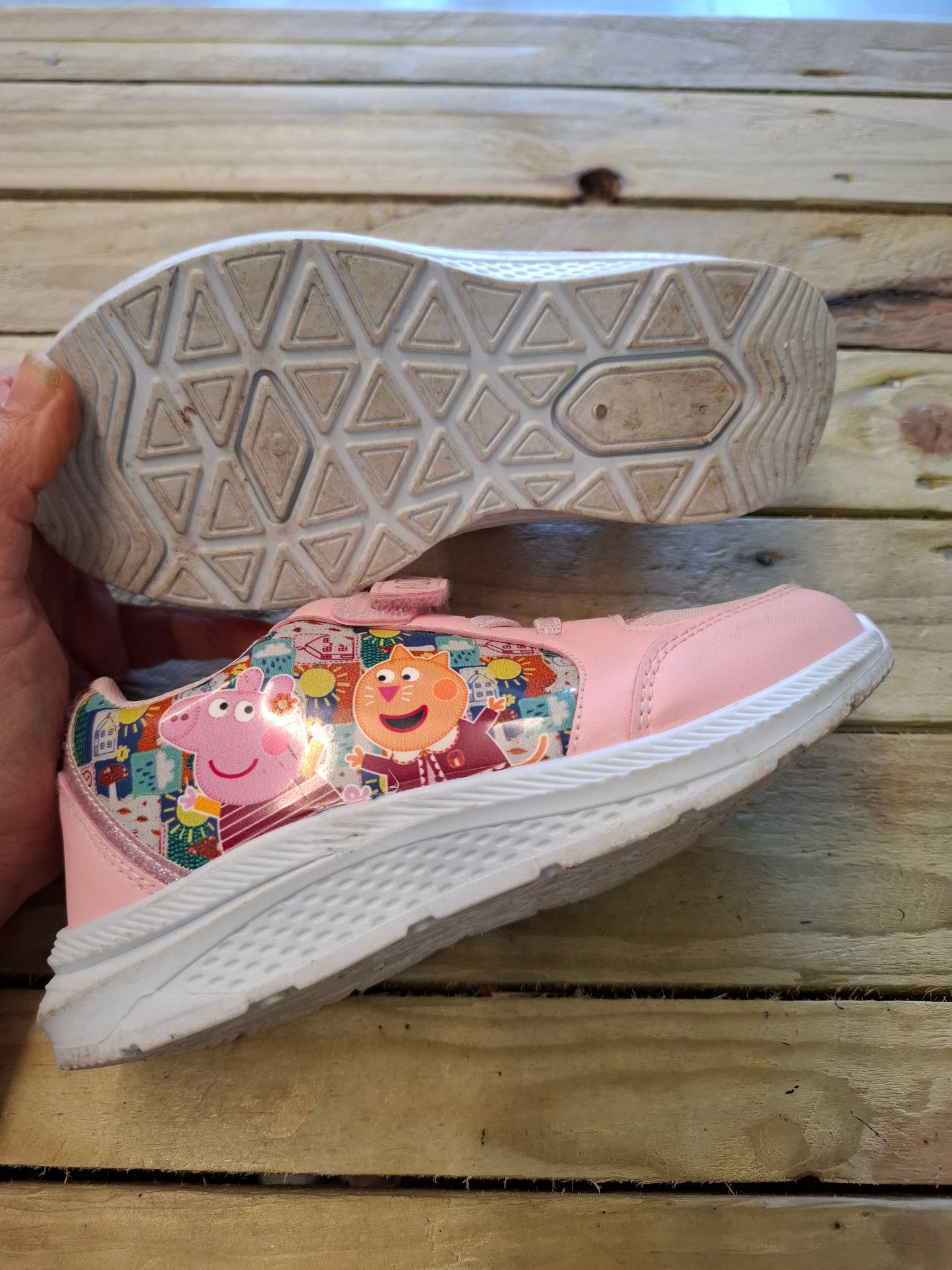 Size 11.5: Peppa Pig "Find Your Joy" Trainers