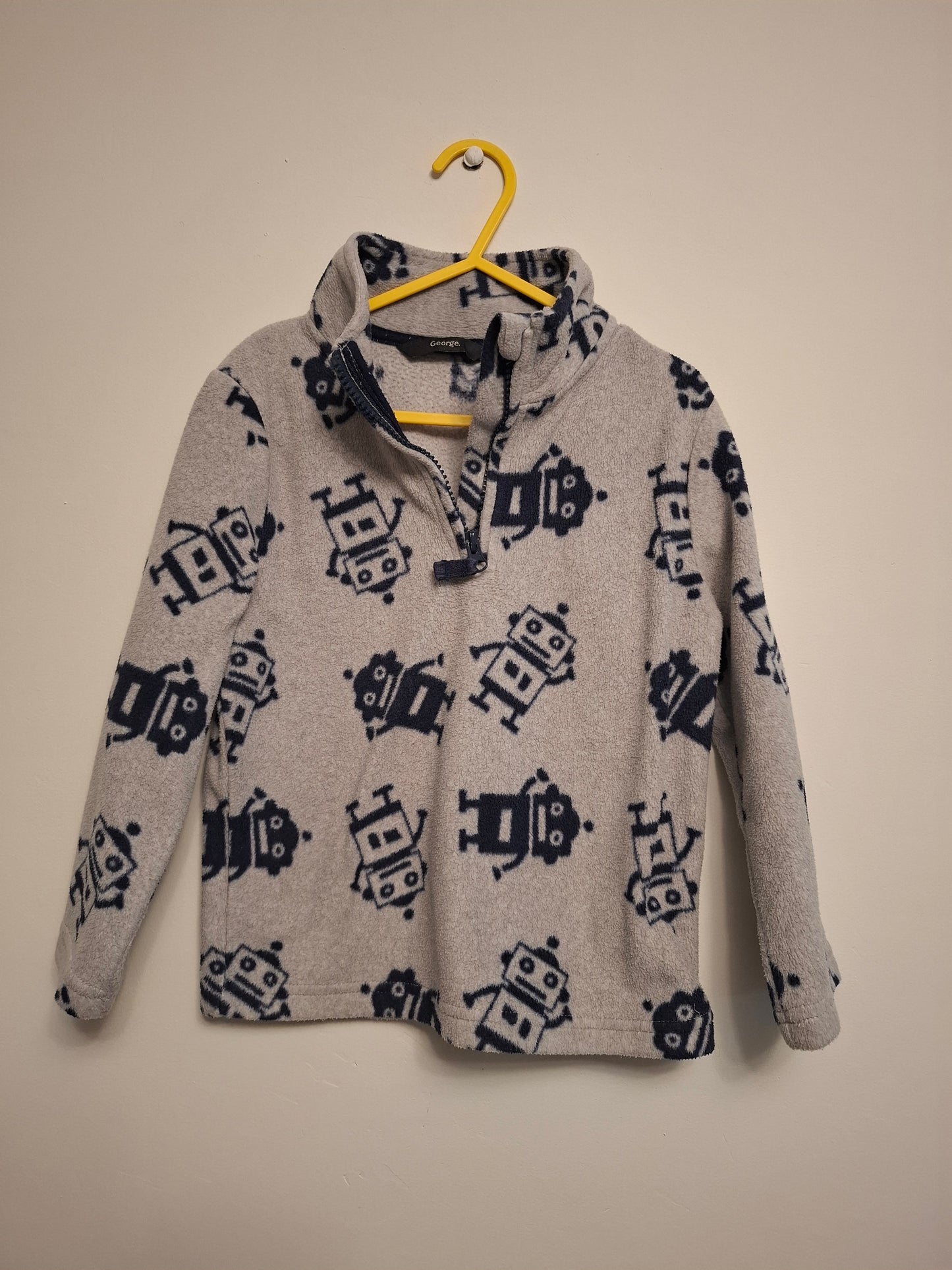 4-5y: Robot Thin Fleece