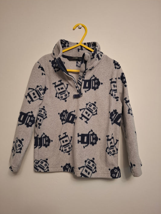 4-5y: Robot Thin Fleece