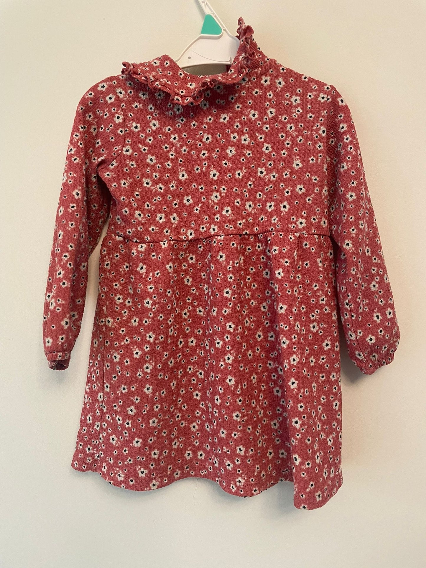 12-18m: Ditsy Dress with Peter Pan Style Collar