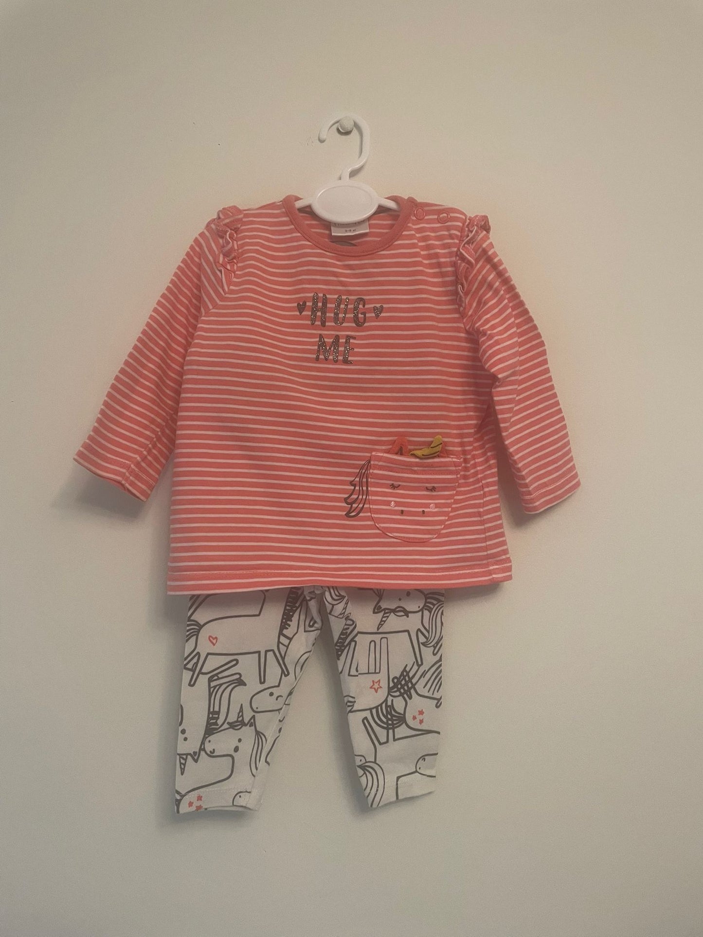 3-6m: Unicorn Legging Set
