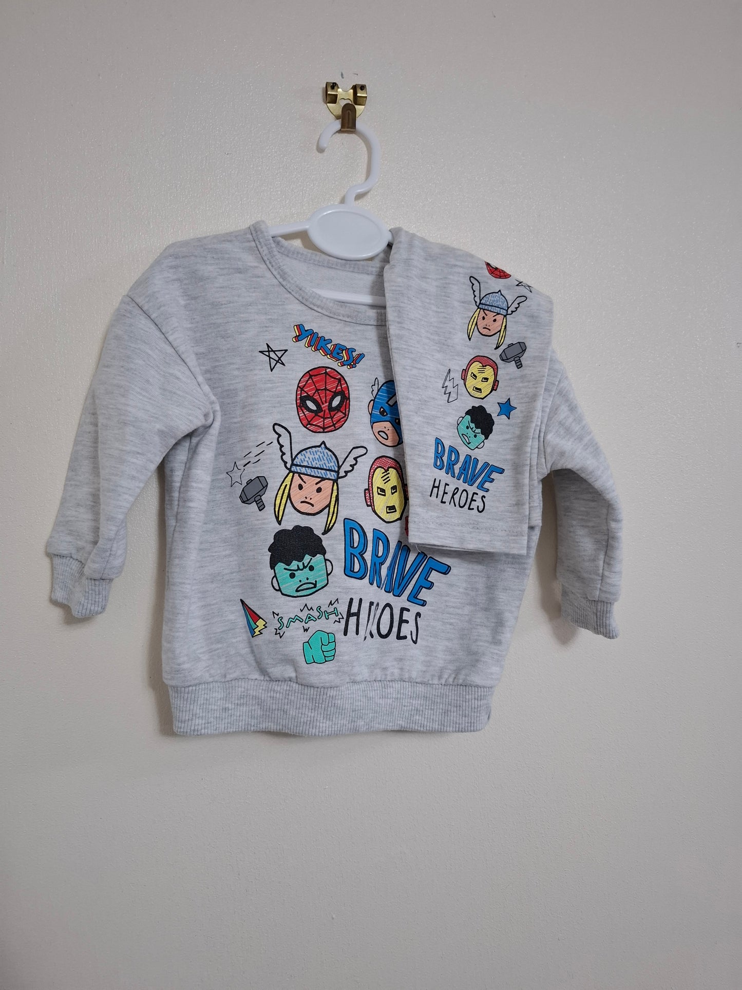 0-3m: Marvel Jumper and Legging Set