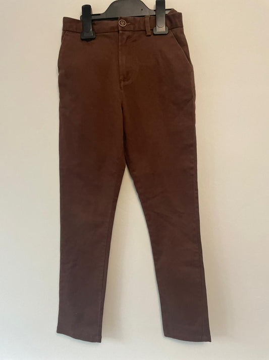 9y: Next Brown Chino Trousers