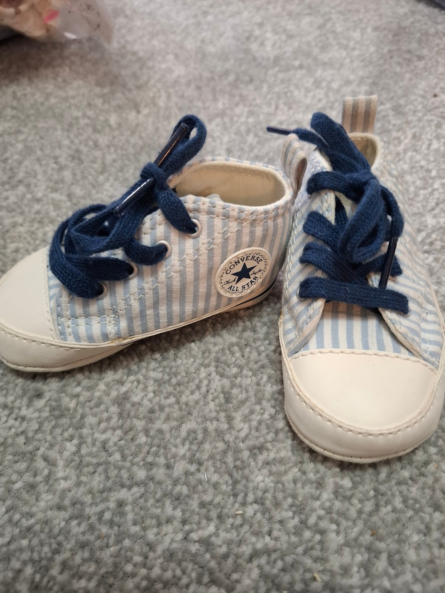 Size 2: Baby Canvas High Top Converse